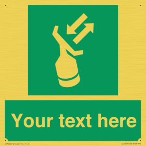 Custom sign safe condition Search and rescue transponder